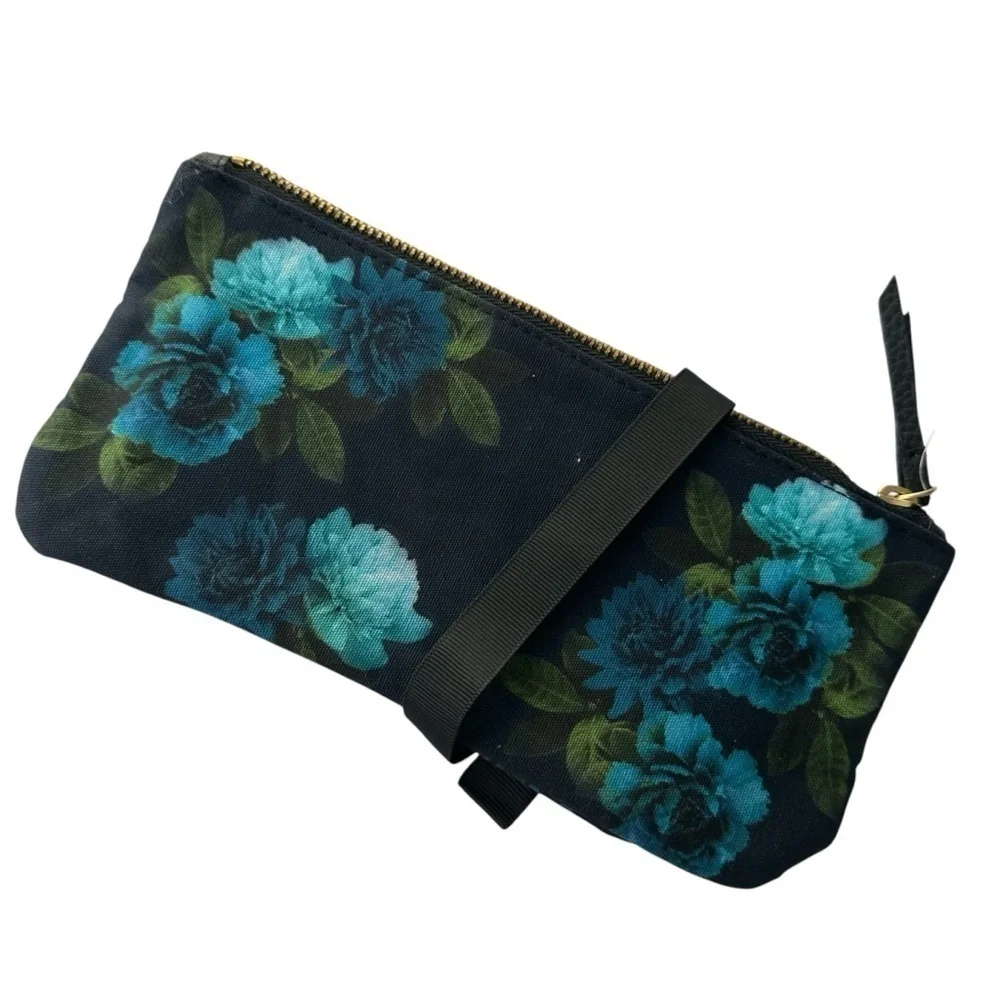 J. Jill Gift Set: Floral Cosmetic Zipper Pouch and Matching Journal